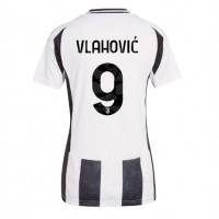 Camisa de time de futebol Juventus Dusan Vlahovic #9 Replicas 1º Equipamento Feminina 2024-25 Manga Curta